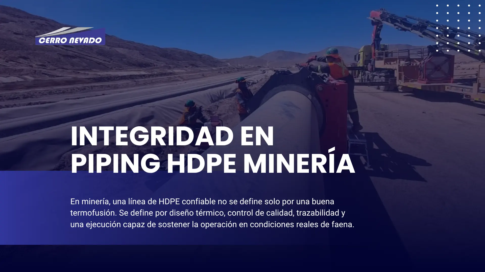 Piping HDPE Minería